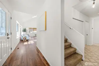 Entry & stairwell.