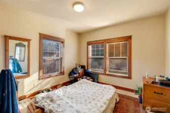 First floor bedroom adjacent to full bath.
