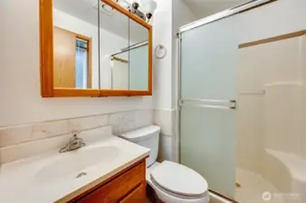 bathroom off primary