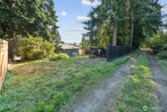 Back alley & upper RV parking
