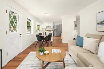 Sitting Area off of Kitchen