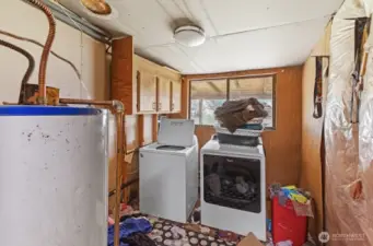 Separate room for laundry