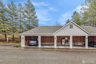 Assigned carport parking 2nd from the left