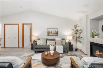 Open-concept layout.