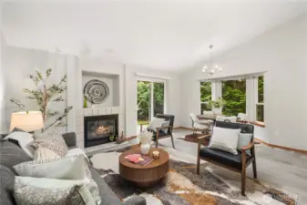 Brand new luxury vinyl plank floors.