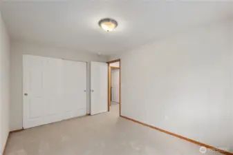 Large closets in both guest bedrooms.