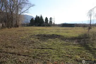 Back corner, Facing south