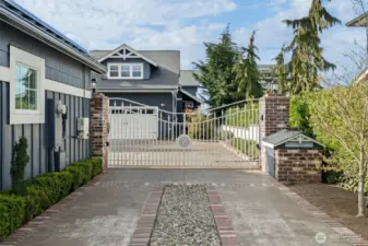 Positioned behind a private gated entry