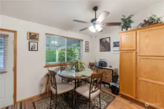 Eating area door leading to Covered Patio.