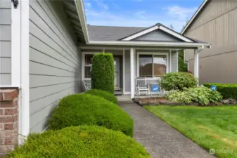 Home is beautifully landscaped front and rear. Includes monitored security system with camera's.