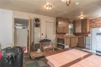 Looking from the Living Room to the Kitchen.