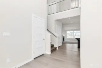 welcoming foyer when entering the home