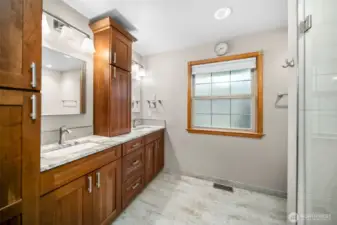 Primary bathroom.