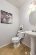 Half bath on the main floor