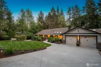 Spacious 2-car garage and large driveway provides ample parking!
