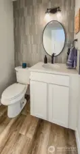 Main floor powder room