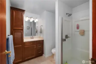 NEW bathroom - main floor.