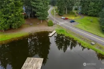 Dock and boat launch.