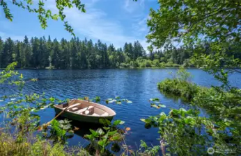 Or fish for Bass & Perch from the boat or shoreline