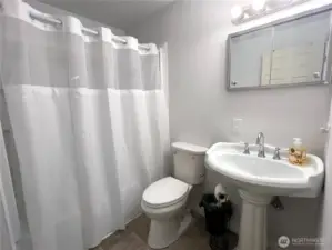 Full guest bathroom has been updated.
