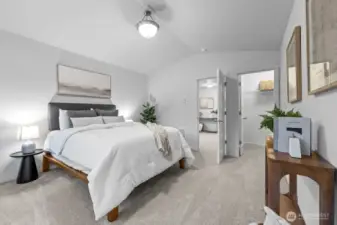 Photographs are for illustrative purposes only. Features, finishes, interior/exterior colors, landscaping and floorplan shown may vary from actual homes built.