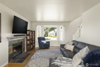 Another view of the living space! So much natural light in this home!