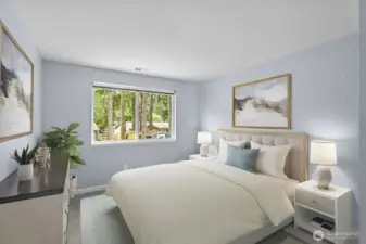 Virtually staged to show an example of how the space could be used.