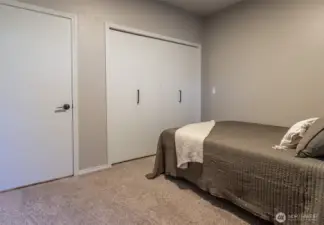 Lots of storage in the second bedroom.