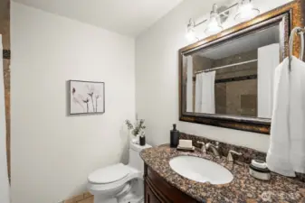 Upper Hall Bath with Tub and Shower