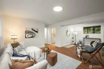 Lower Level Family Room / Bonus Room with Flex Space