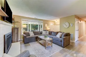 Front entry offers a new Drop Zone for jackets/backpacks + coat closet