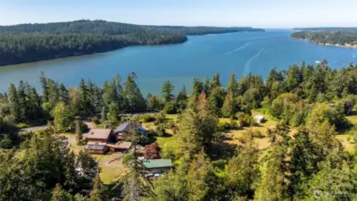 Looking down from above, this is an estate that anyone would be proud to own.