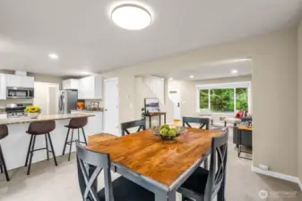 Fresh paint throughout