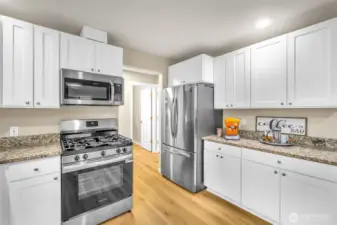 Brand new microwave and range