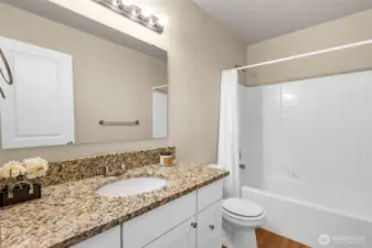Shared upstairs bathroom with