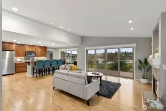 Living room right when you walk in