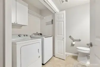 Half bath on mail level