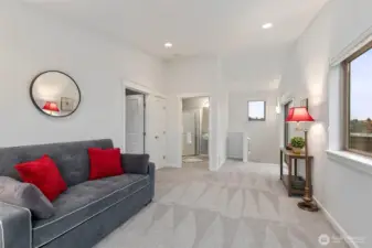 Second floor living room