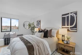 Large bedrooms offer comfortable retreats.