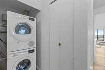 In-unit washer and dryer