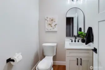 Powder room off Mudroom