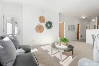 One of two ways to access your private balcony - from the living room and the bedroom.