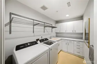 Laundry & craft room.