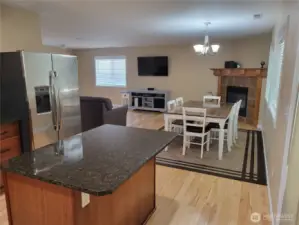 Kitchen with island