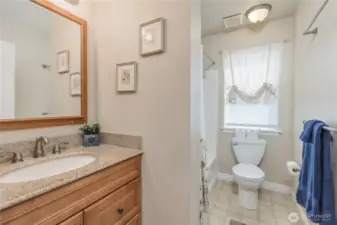 Full hall bathroom