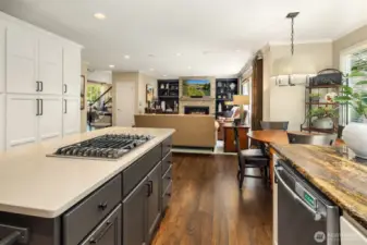 Home has an open concept and is ideal for entertaining guests and loved ones.