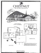 Floor plan from builder