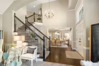 Separate living and dining rooms are perfect for entertaining. Refinished hardwoods on main floor bring elegance and a sense of sophistication. Home is equipped with steam humidifier for keeping humidity at a comfortable level and saving costs in heating and protects the hardwood floors and any wood furnishings.