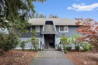 The Cove landscaping showcases the beauty of the PNW.