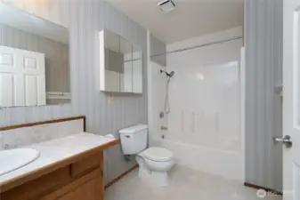 Lower level full bath